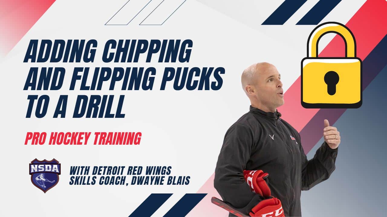 Adding Chipping and Flipping Pucks to a Drill