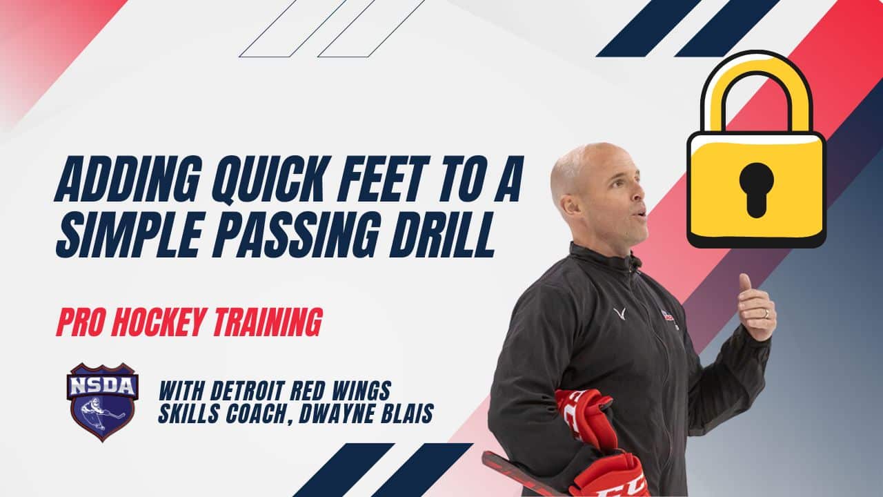 Adding Quick Feet To A Simple Passing Drill