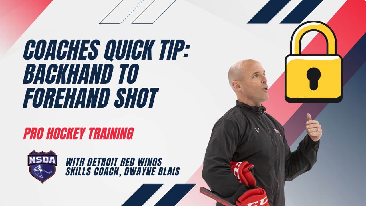 COACHES QUICK TIP Backhand to Forehand Shot