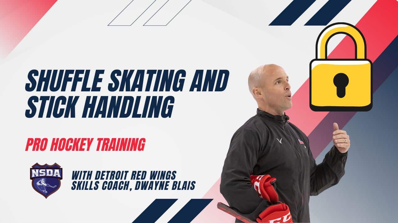 Shuffle Skating and Stick Handling