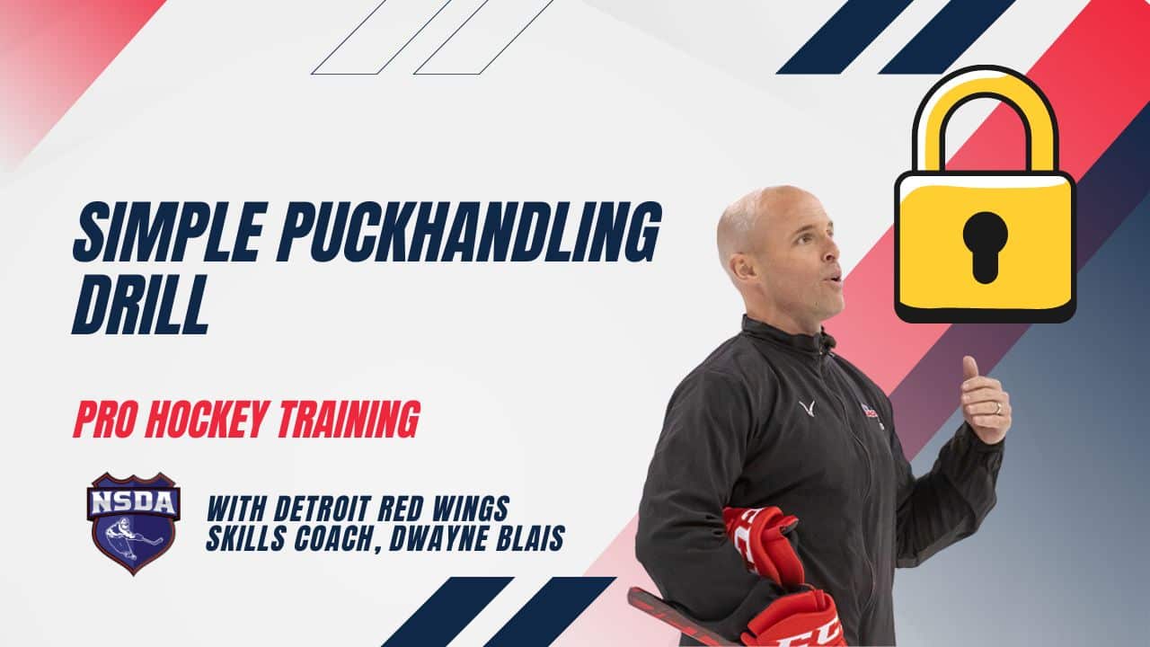 Simple PuckHandling Drill